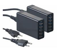 : 2 chargeurs secteur USB intelligents 5 ports