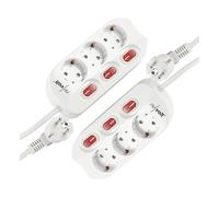 Revolt 2 multiprises 3 ports avec 3 interrupteurs individuels