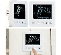 Revolt : 2 thermostats muraux pour plancher chauffant, LCD, programmables