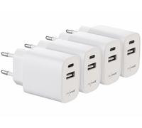 Revolt 4 chargeurs secteur USB-A / USB-C 10 W
