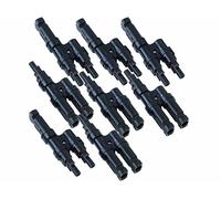 Revolt 8 adaptateurs en Y pour câble de panneau solaire compatibles avec MC4