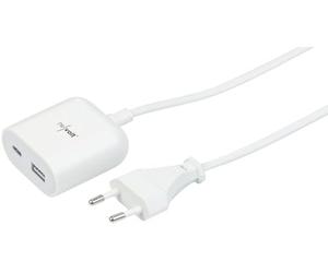 revolt Adaptateur Secteur 2,4 A Smart Power avec 2 Ports USB - 150 cm