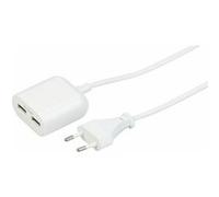 Revolt : Adaptateur secteur 2,4 A Smart Power avec 2 ports USB - 150 cm G