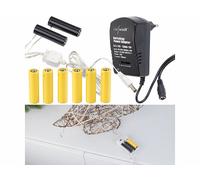 Adaptateur secteur universel avec piles factices AA [revolt]