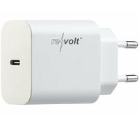revolt Adaptateur Secteur USB-C Compact avec Fonction Power Delivery
