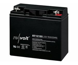 Revolt Batterie au plomb 12 V / 18 Ah avec borne à vis M5 - 216 Wh