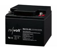 Revolt Batterie au plomb 12 V / 40 Ah avec borne à vis M6 - 480 Wh