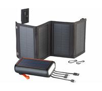 : Batterie de secours 30.000 mAh PB-200.k + chargeur solaire 10 W