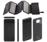 Revolt Batterie de secours 8000 mAh avec panneau solaire dépliant PB-85.s