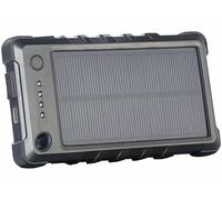 Revolt Batterie de secours solaire 8000 mAh ''PB-80.s'' ultra-résistante