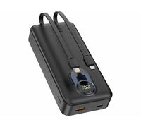 Revolt Batterie externe 20000 mAh PB-850 USB-A et câbles USB-C / Lightning