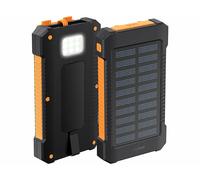 Revolt Batterie externe solaire 8000 mAh PB-75.solar avec lampe LED