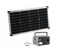 Revolt Batterie nomade 60 Ah avec panneau solaire 60 W et câble de connexion DC