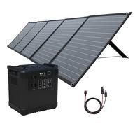 Revolt Batterie nomade HSG-1150 avec panneau solaire 200 W et câble
