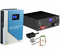 Batterie solaire - Revolt - 48 V - 5,12 kWh - Onduleur hybride SHI-5500 - Module wifi