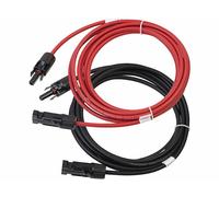 : Câble de rallonge 2 x 6 mm² avec connecteur compatible MC4 - 5 m