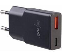 Chargeur secteur GaN USB-A / USB-C Power Delivery 20 W - coloris noir Revolt