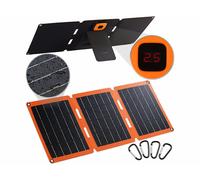 Revolt Chargeur solaire pliable 21 W USB-A / USB-C avec écran