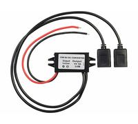 Revolt Convertisseur DC/DC 12 V / 24 V vers 5 V 2 x USB-A