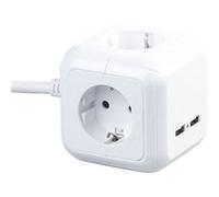 Revolt : Cube multiprise 4 prises et 2 ports USB