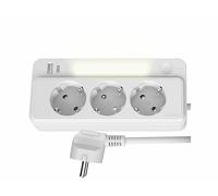 Revolt Multiprise 3 prises avec ports de charge USB-A / USB-C 20 W et veilleuse