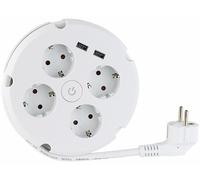 : Multiprise 4 prises avec 2 ports USB 2,1 A