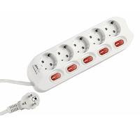 Revolt Multiprise avec interrupteurs 5 prises