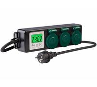 Revolt Multiprise d'extérieur 3 prises avec wattmètre