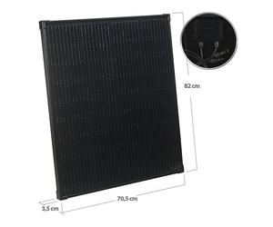 Revolt Panneau solaire mobile 110 W avec cellules solaires monocristallines