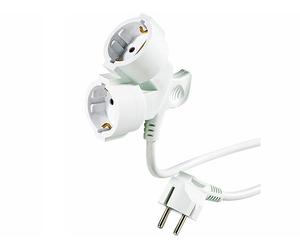 Revolt Rallonge électrique avec 2 prises - 5 m