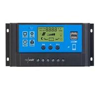 Régulateur de charge de panneau solaire avec 2 ports USB - 40 A [Revolt]