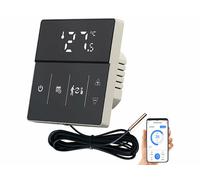 Revolt : Thermostat connecté et intelligent pour chauffage au sol avec commandes vocales - coloris noir