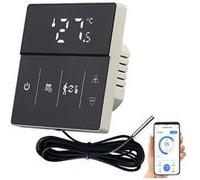 Revolt : Thermostat connecté et intelligent pour chauffage au sol avec commandes vocales - coloris noir
