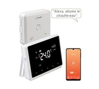 Thermostat sans fil connecté pour chaudière à gaz et chauffe-eau avec commandes vocales [reVolt]