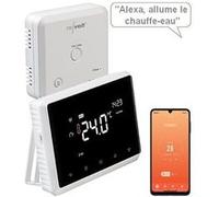 Thermostat sans fil connecté pour chaudière à gaz et chauffe-eau avec commandes vocales [reVolt]