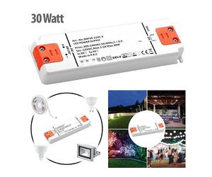 Revolt Transformateur pour LED 230 V vers 12 V jusqu'à 30 W