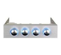 Revoltec Lüftersteuerung - Commande de la vitesse du ventilateur système - argent G
