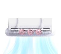 Revolter Windbird pour les unités de climatisation - Direction de flux d'air réglable - Accessoires d'assemblage du plafond | Pari de feuille de déviation flexible pour salon de chambre à coucher de b