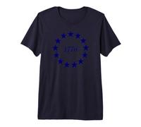 Révolution américaine 13 Colonies 1776 13 étoiles T-Shirt Haut de Gamme