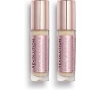 Revolution Beauty, Conceal & Define, Anti-Cernes, C0.7, 4ml (Lot de 2)