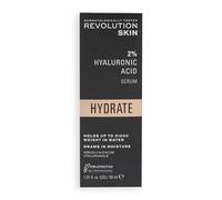 Revolution Beauty London Skincare Sérum à l'acide hyaluronique, repulpe, adoucit et hydrate la peau, solution à 2%, léger sans parfum pour le visage, 30 ml