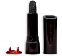 Revolution Beauty,Rouge À Lèvres Noir Truly Sinful,Maquillage À Lèvres Avec Paillettes Pour Halloween