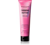 Revolution Beauty Tanning Butter beurre corporel nourrissant avec effet auto-bronzant teinte Light/Medium 150 ml