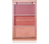 Revolution Blush Icon Palette palette de blush teinte Aura Points Rose 9.8 g