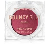 Revolution Bouncy Blur Blush, maquillage joues et lèvres, formule modulable à effet floutant, Bouncy Berry, Végan et non testé sur les animaux