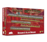 Revolution! - Brigade de toile de jute et alliés - Miniatures épiques pour poudre noire très détaillée ère de la guerre d'indépendance américaine pour jeu de guerre de table