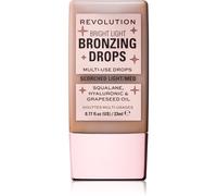 Revolution Bright Light Bronzing Drops bronzer liquide teinte Bronze Scorched 23 ml