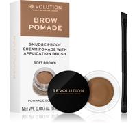 Revolution Brow Pomade pommade-gel sourcils teinte Soft Brown 2.5 g