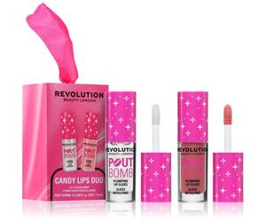 Revolution Candy Lips Duo Coffret cadeau lèvres pour femme 1 ml