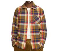 Revolution - Casual Shirt Checked - Chemise - XL - dust brown
